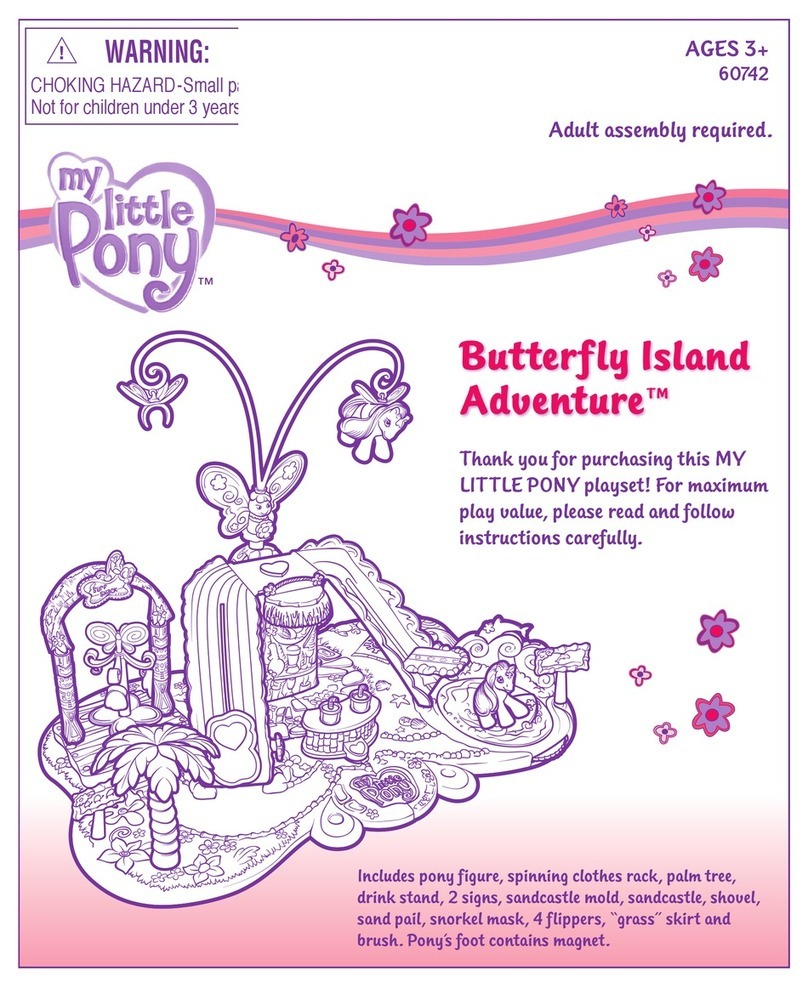 Hasbro My Little Pony Butterfly Island Adventure... User manual Hasbro My Little Pony Butterfly Island Adventure... User manual