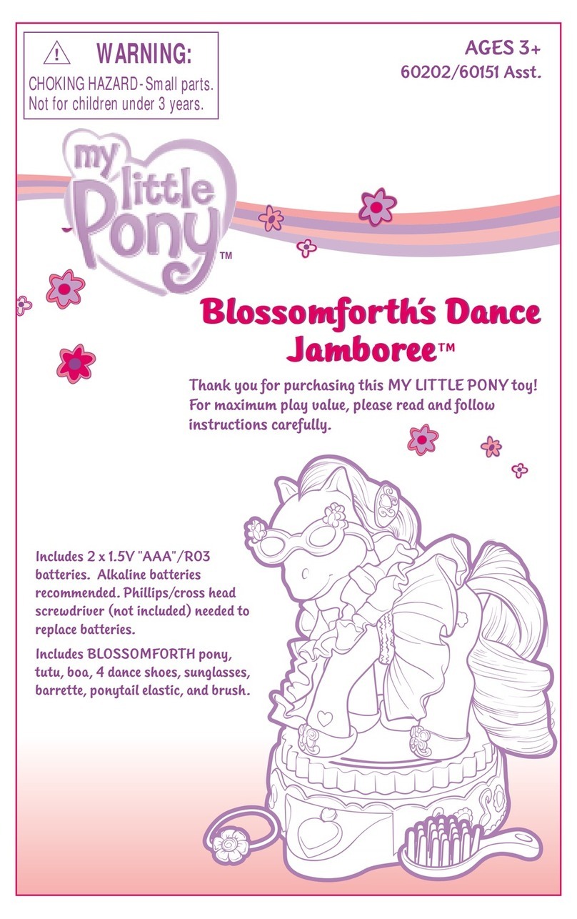 Hasbro My Little Pony Blossomforth's Dance Jamboree... User manual