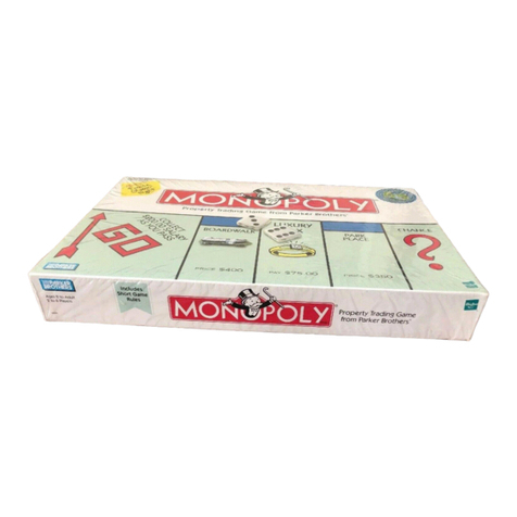 Parker Brothers Monopoly instruction manual