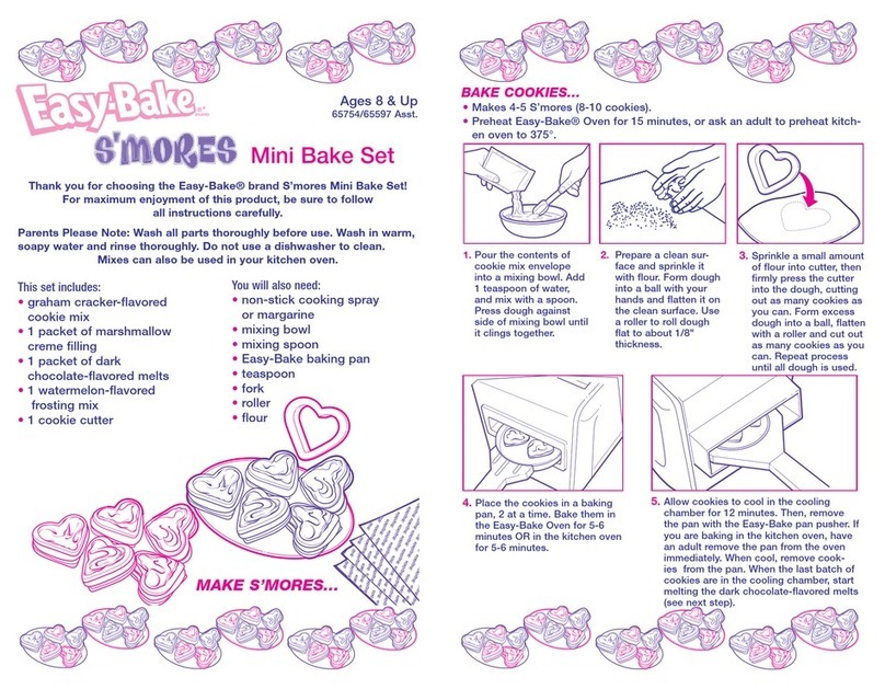 Hasbro Mini Bake Set S'mores instruction manual Hasbro Mini Bake Set S'mores instruction manual