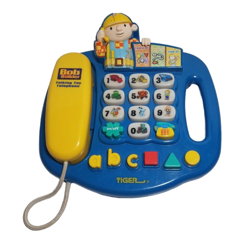 Tiger Electronics Talking Toy Phone User manual