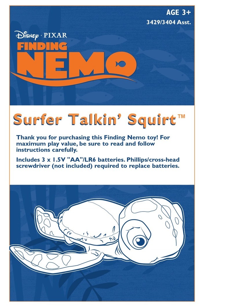 Hasbro Surfer Talkin' Squirt AGE 3+ manual