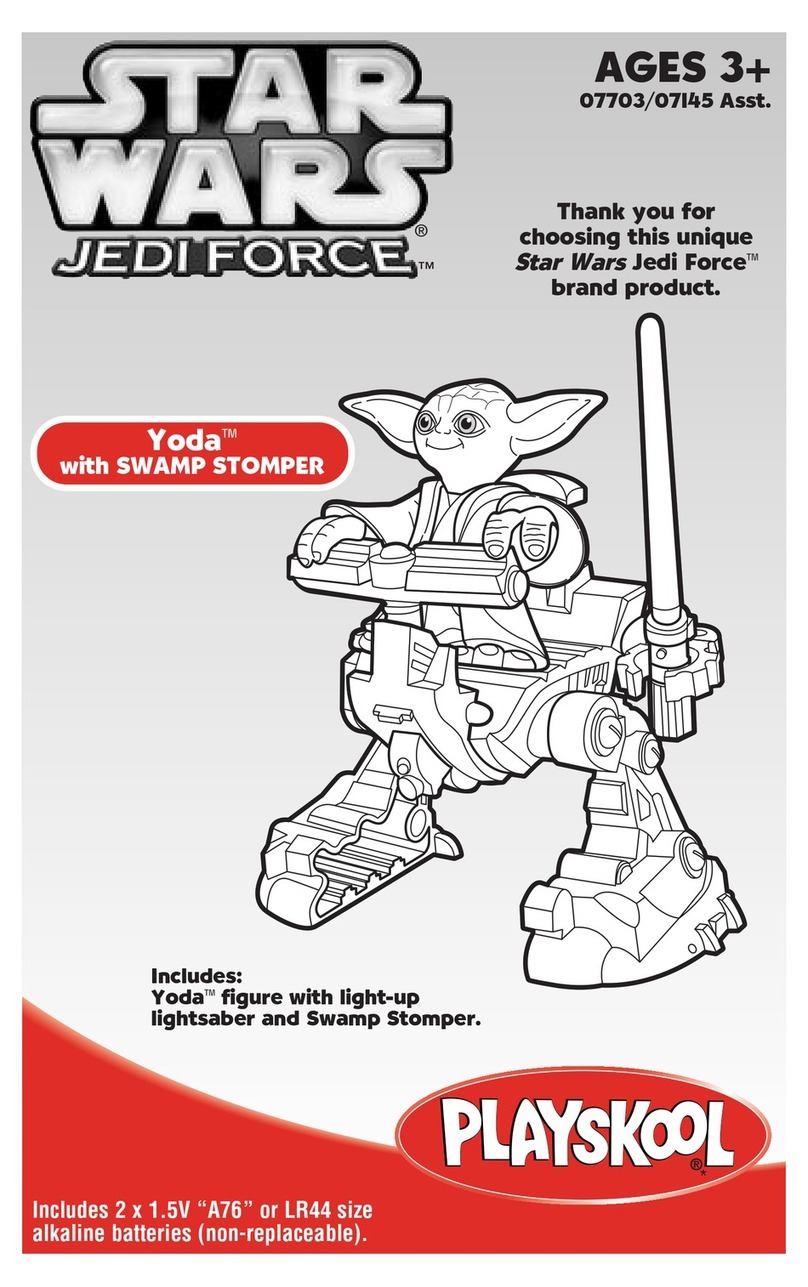 Playskool Star Wars Yoda with Swamp Stomper 07703 User manual