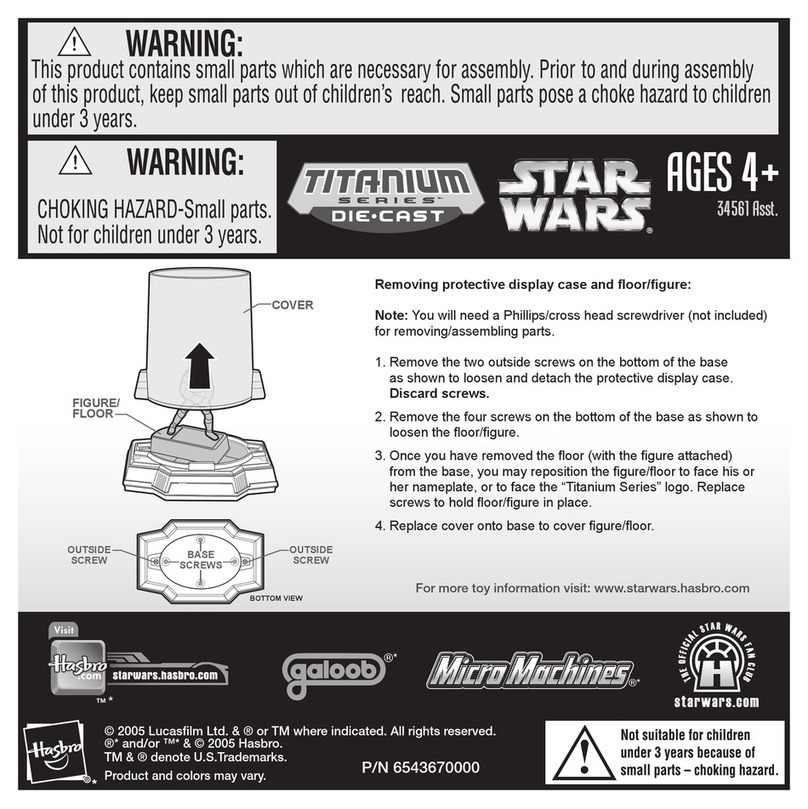 Hasbro Star Wars Titanium Figures 34561 instruction manual