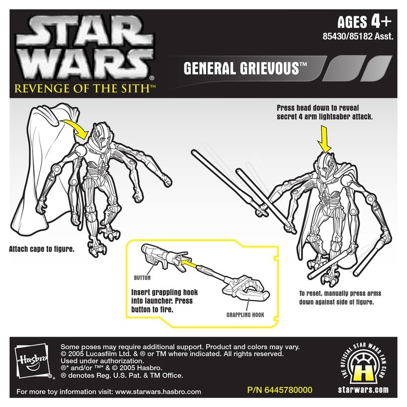 Hasbro Star Wars Revenge of the Sith General Grievous... User manual Hasbro Star Wars Revenge of the Sith General Grievous... User manual