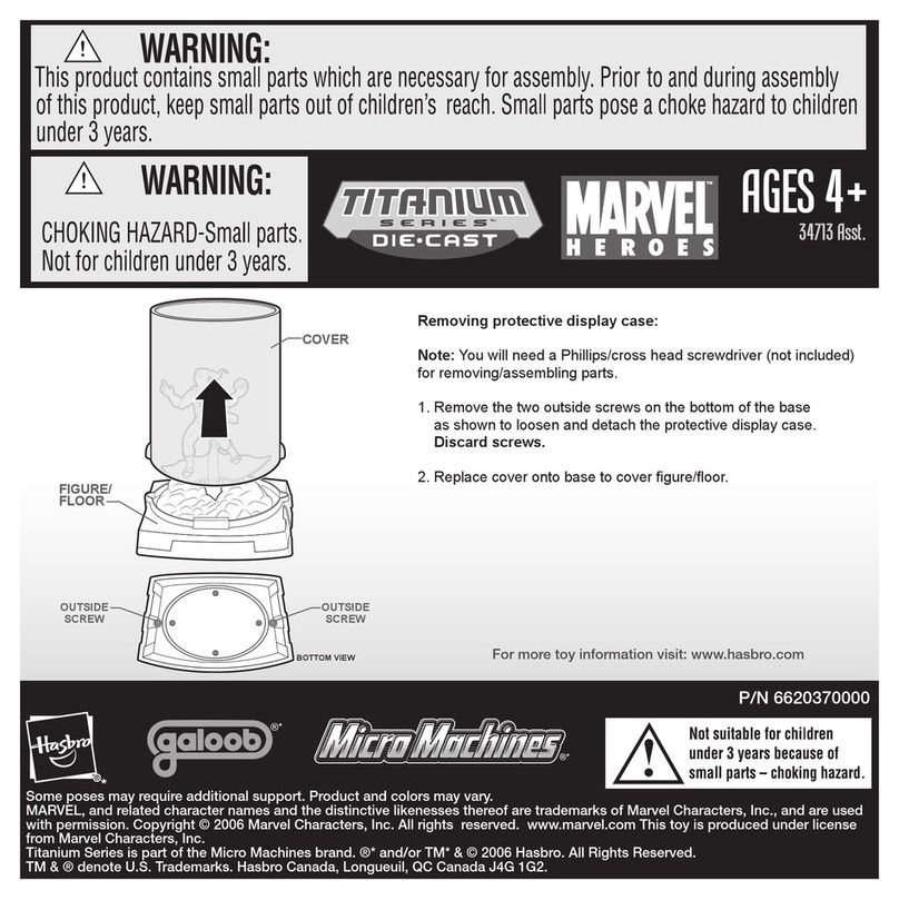 Hasbro Titanium Marvel Heroes 4+34713 instructions