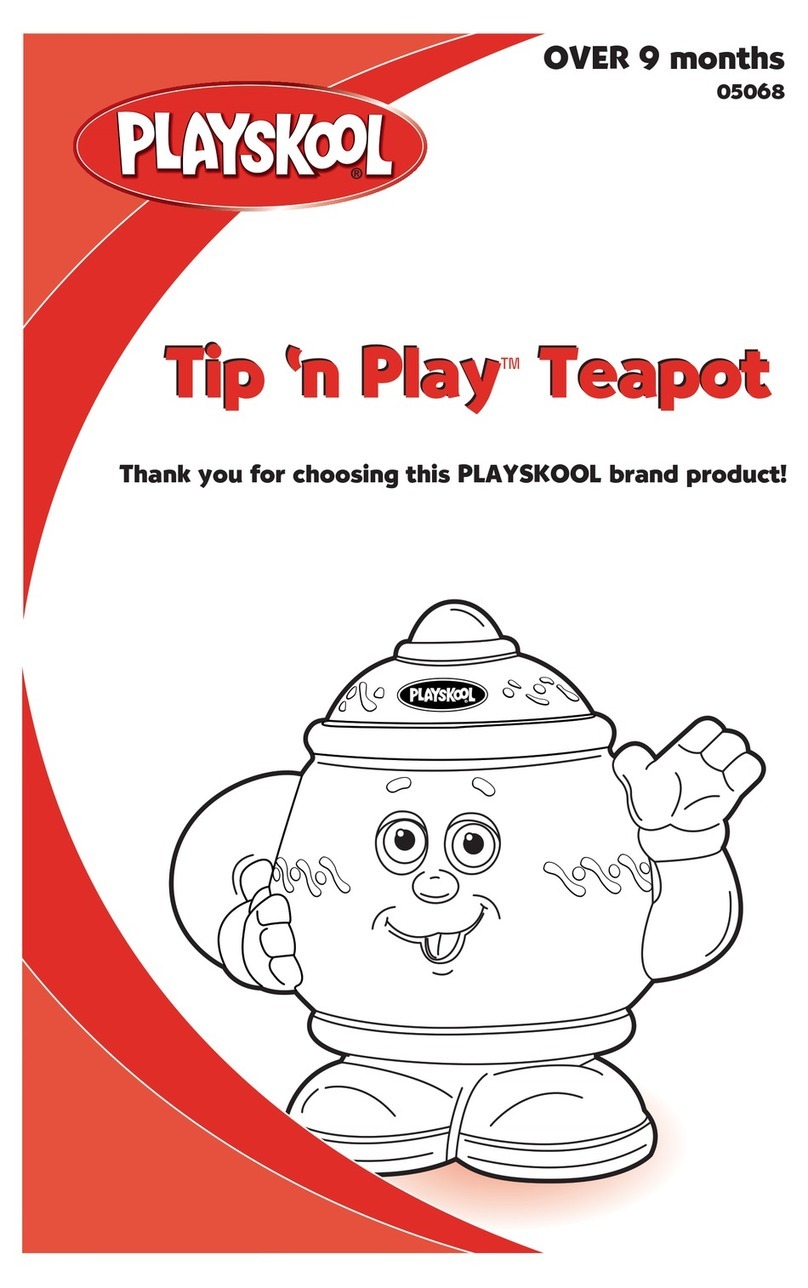 Playskool Tip 'n Play Teapot 05068 User manual