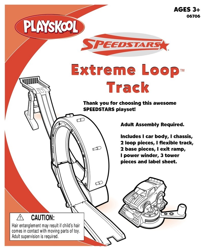 Playskool Speedstars Extreme Loop Track 06706 User manual