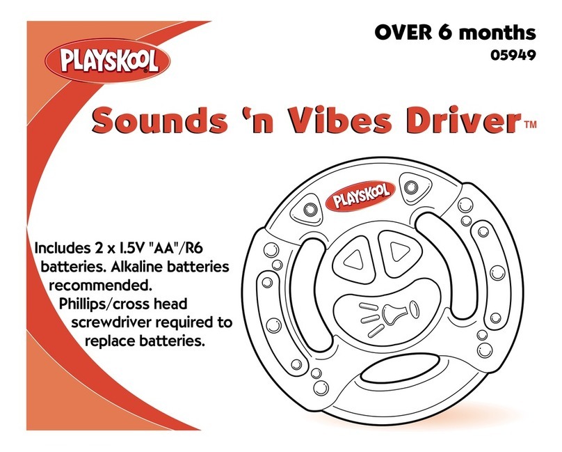 Playskool Sounds 'n Vibes Driver 05949 instruction manual