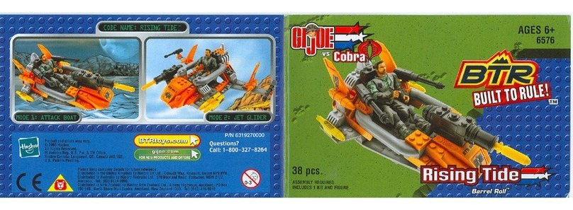 Hasbro Rising Tide Barrel Roll 6576 User manual Hasbro Rising Tide Barrel Roll 6576 User manual