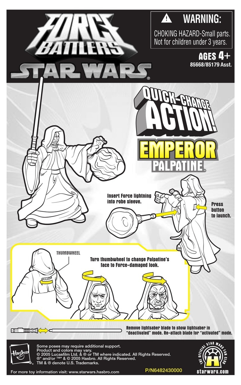 Hasbro Star Wars Force Battlers Quick Change Emperor Palpatine... instruction manual Hasbro Star Wars Force Battlers Quick Change Emperor Palpatine... instruction manual