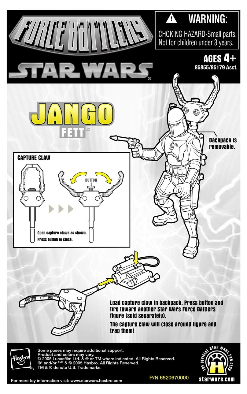 Hasbro Star Wars Force Battlers Jango Fett... User manual
