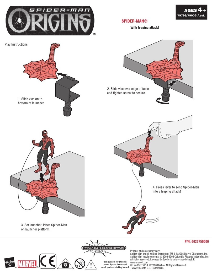 Hasbro Spiderman Origins Spiderman with Leaping Attack... User manual Hasbro Spiderman Origins Spiderman with Leaping Attack... User manual
