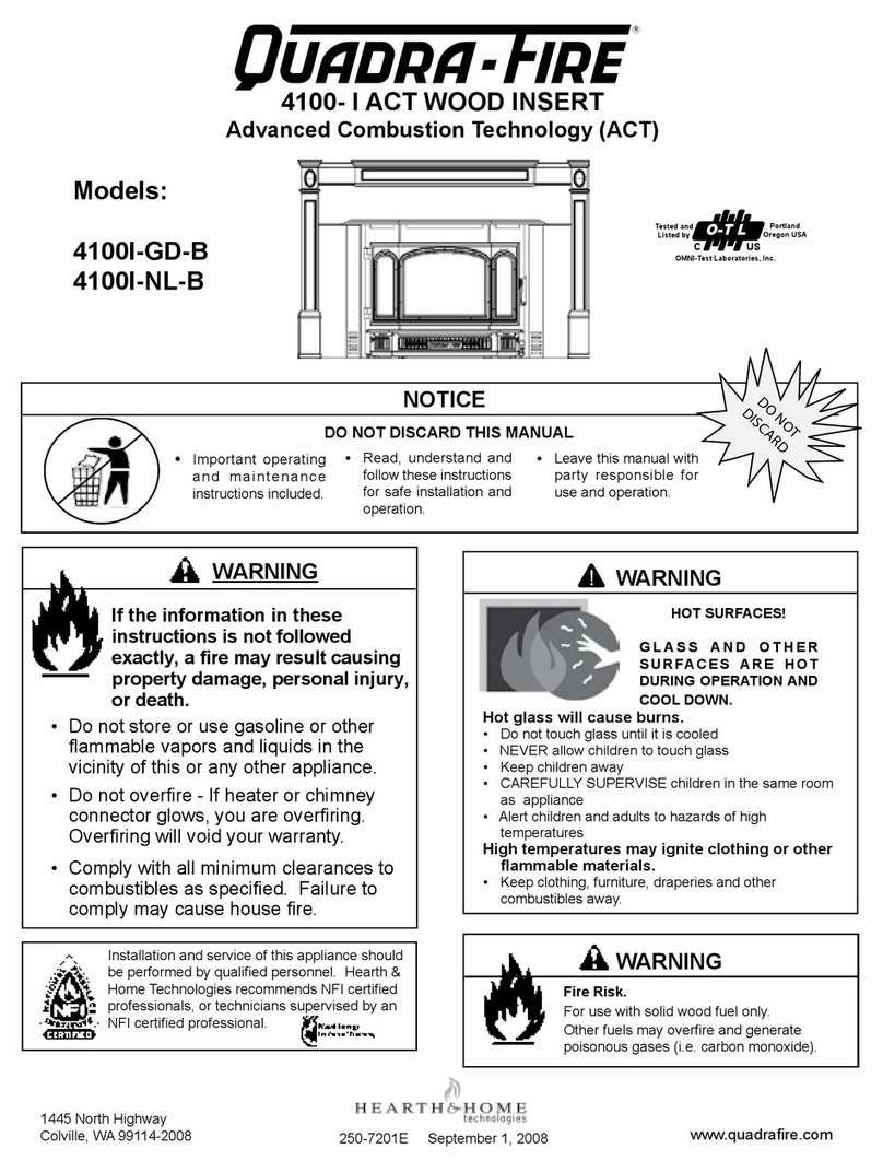 Hearth and Home Technologies 4100I-GD-B manual