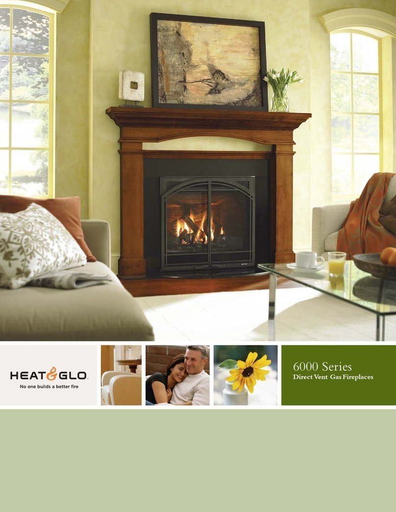 Heat & Glo 6000GLX series User manual Heat & Glo 6000GLX series User manual