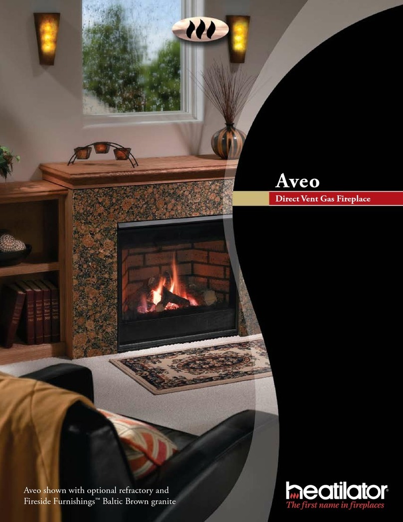Heatilator Aveo ADVT3428 User manual