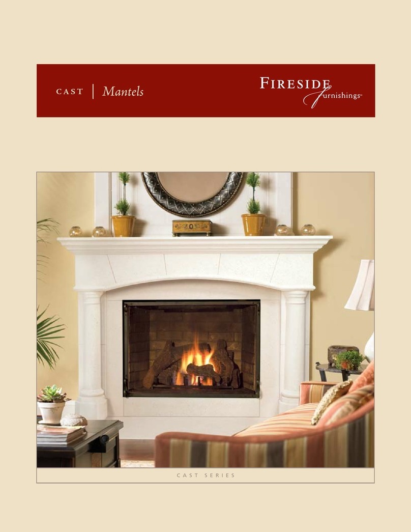 Fireside Fireside Furnishings Fireplace Cast Mantels brochure