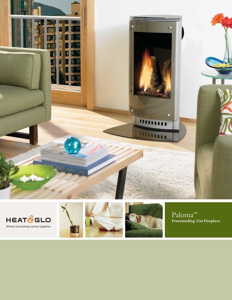 Heat & Glo Paloma User manual Heat & Glo Paloma User manual