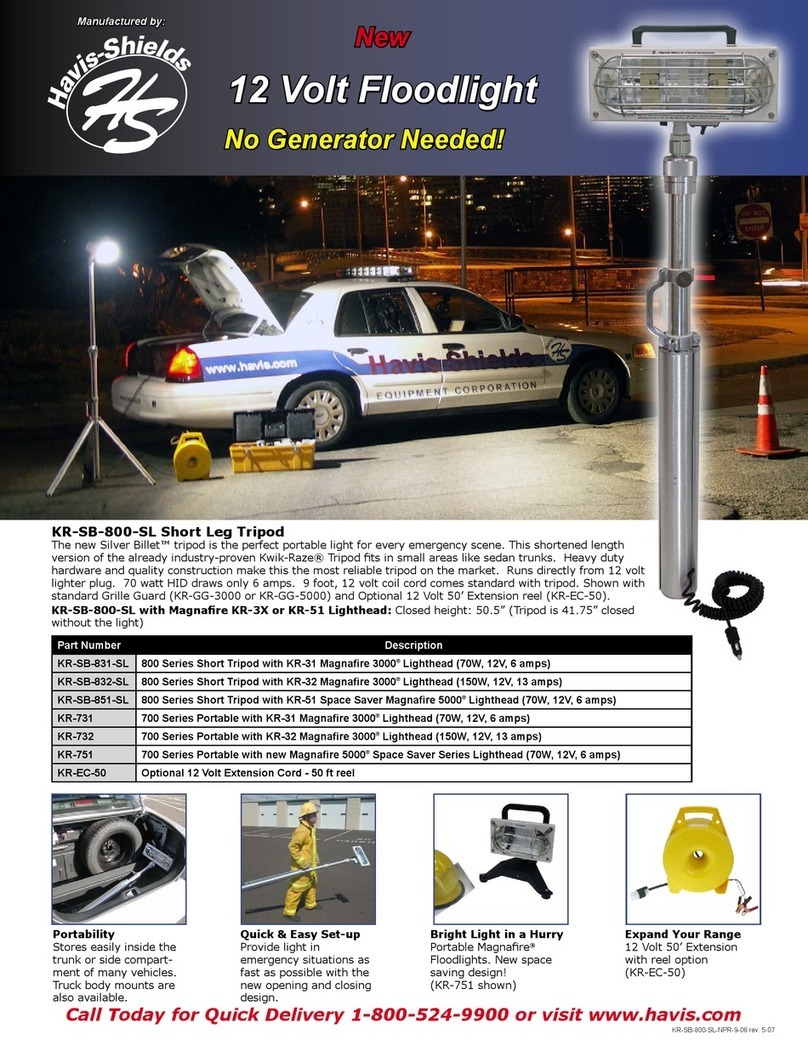 Havis-Shields KR-731 Specifications