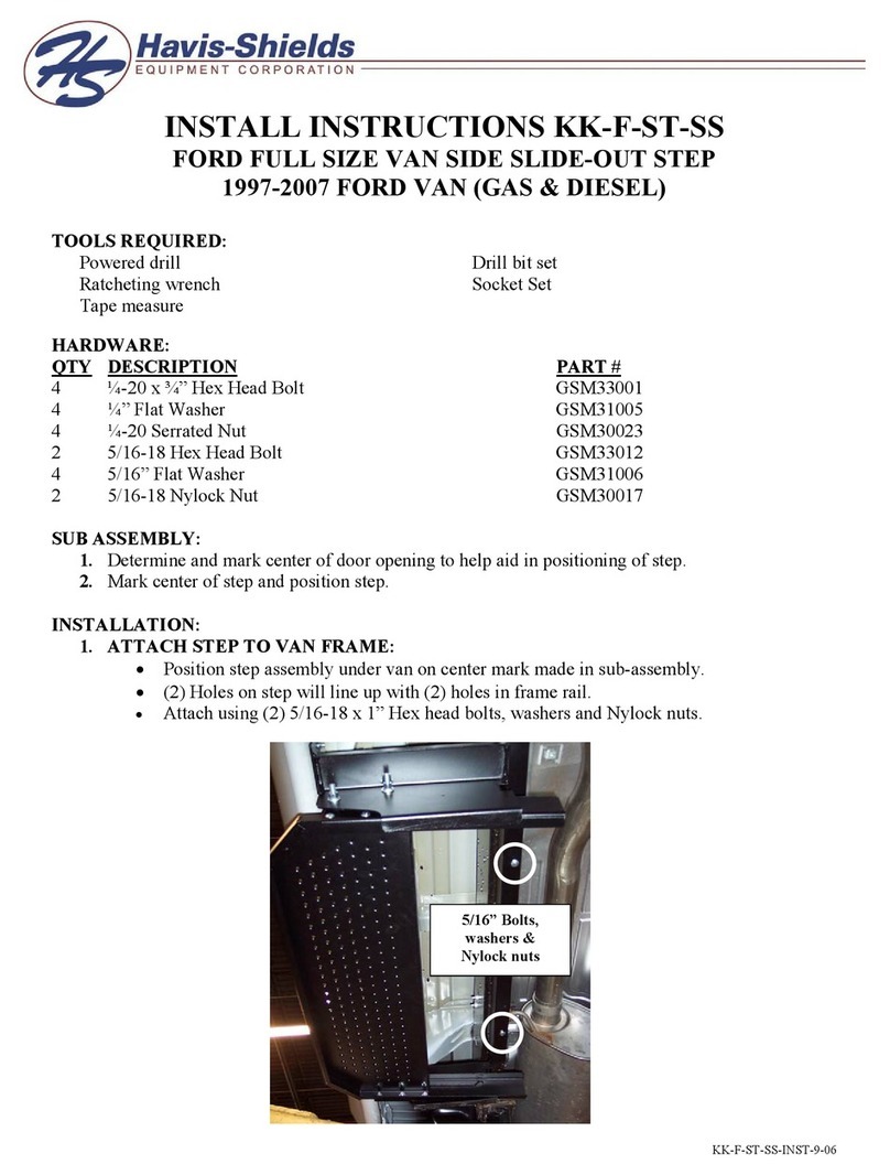 Havis-Shields KK-F-ST-SS Configuration guide Havis-Shields KK-F-ST-SS Configuration guide