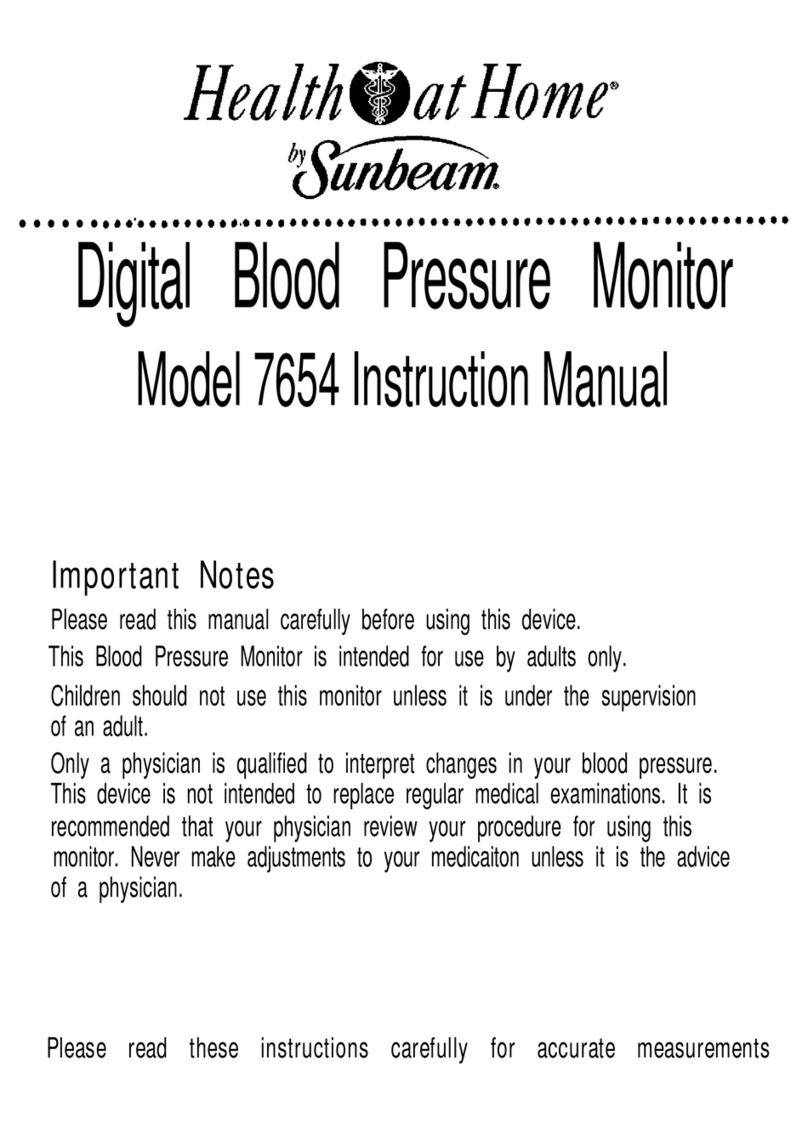 Sunbeam 7654 User manual