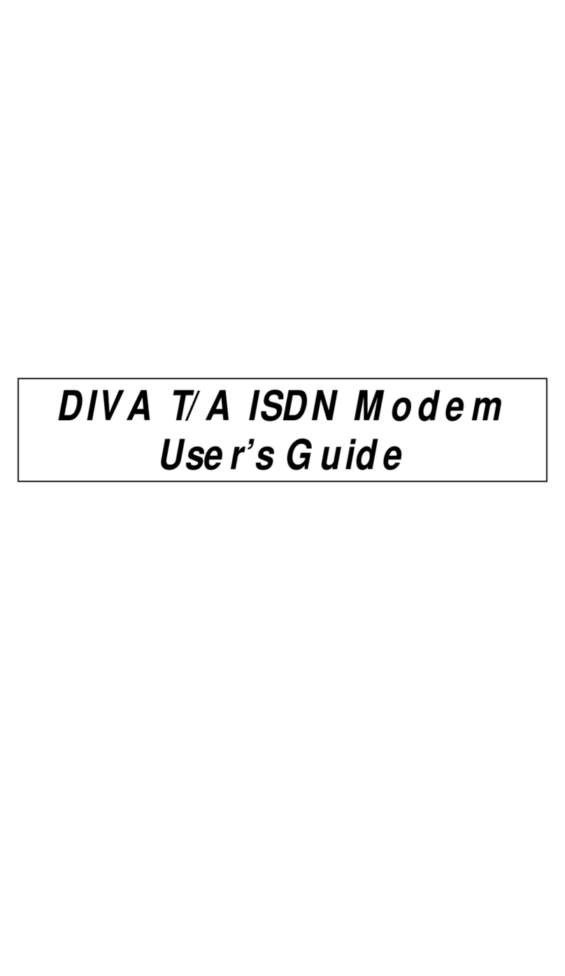 Hayes Microcomputer Products DIVA T/A ISDN User manual