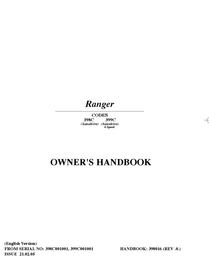 Hayter Ranger 398C Owner's handbook