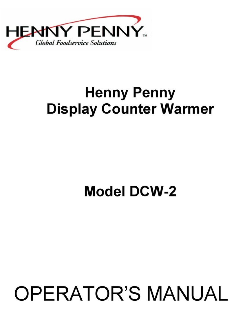 Henny Penny DCW-2 Operator's manual
