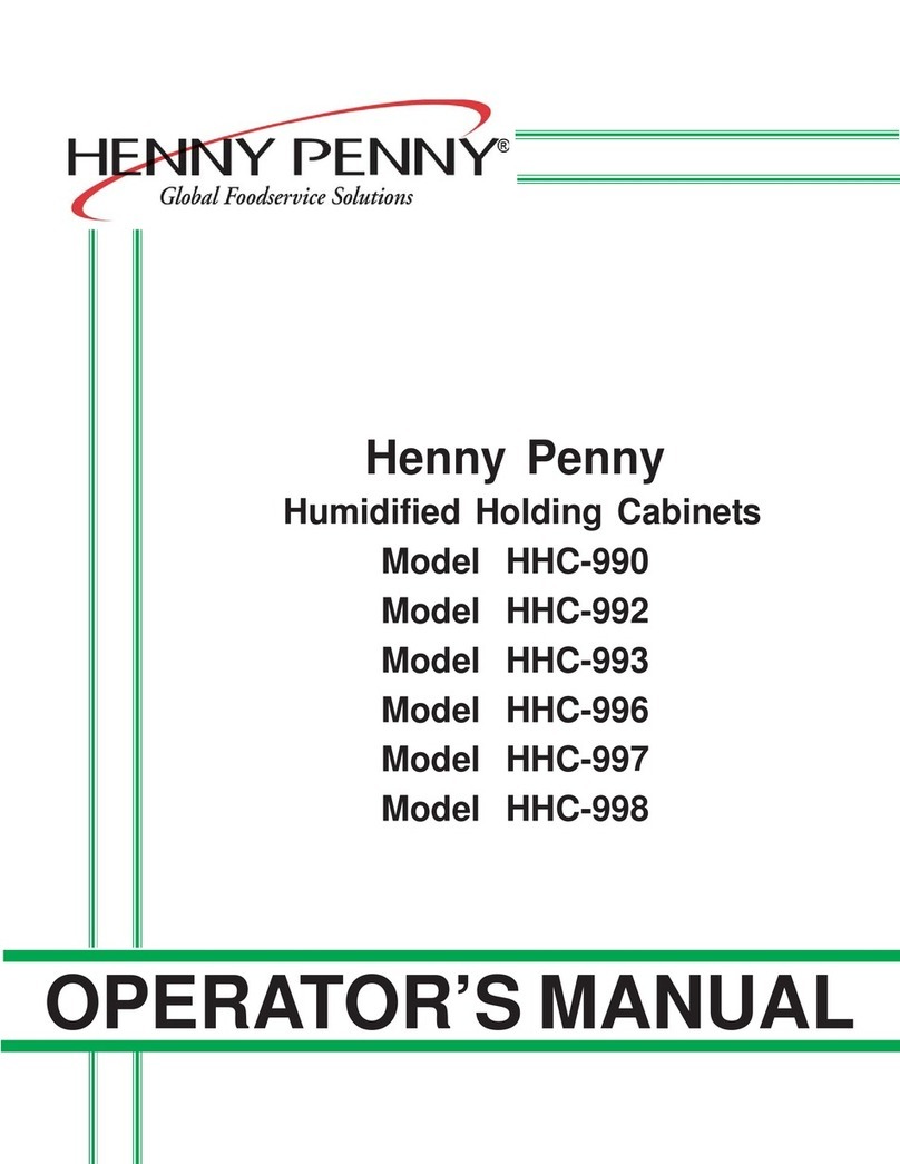 Henny Penny HHC-990 Operator's manual