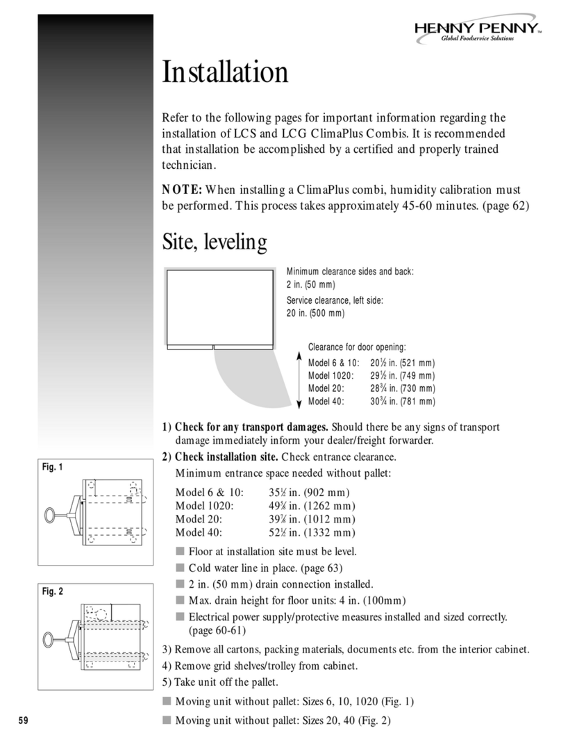 Henny Penny 6 installation manual