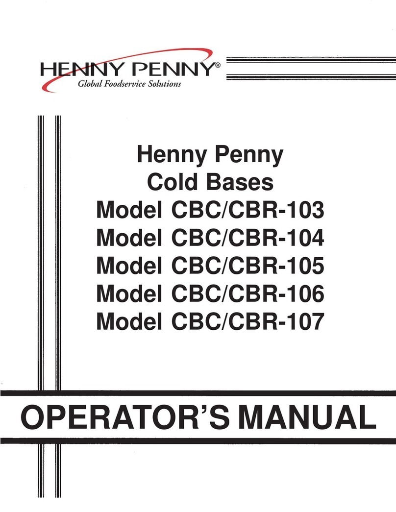 Henny Penny CBC/CBR-103 User manual