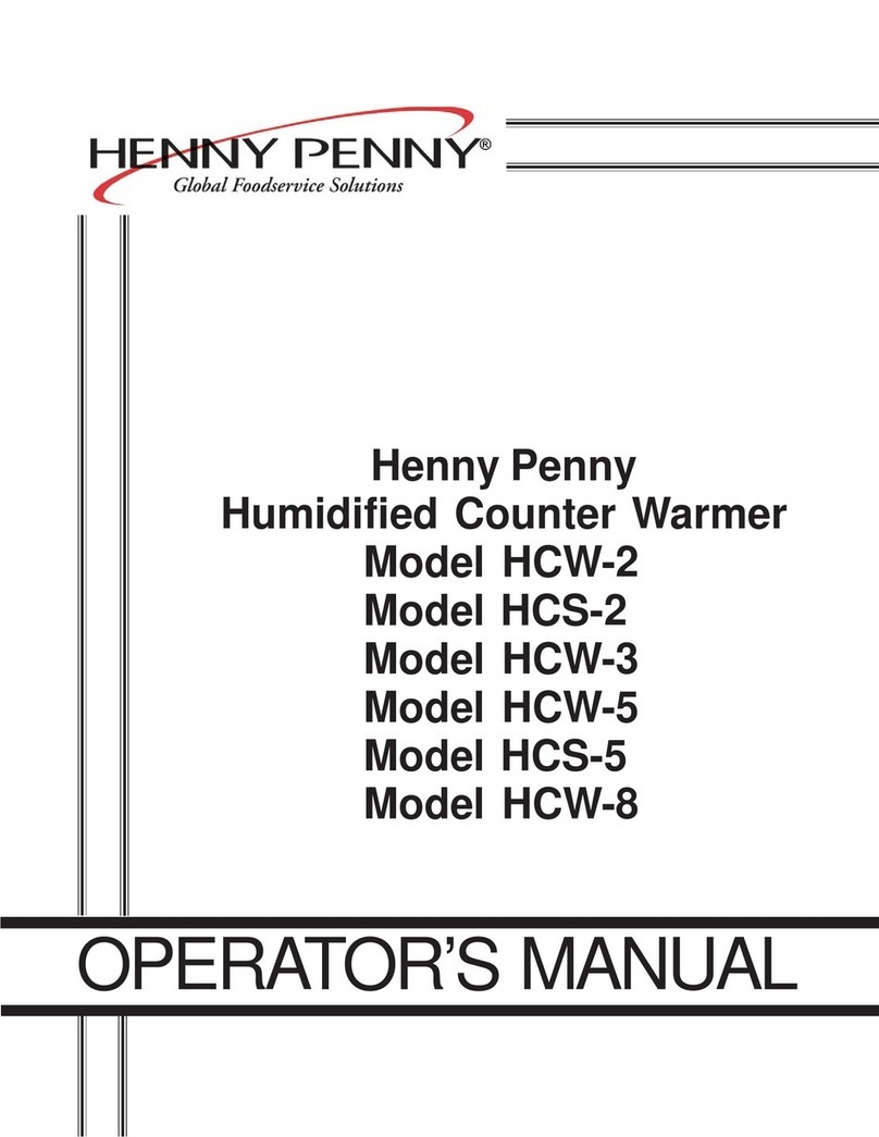 Henny Penny HCS-2 Operator's manual
