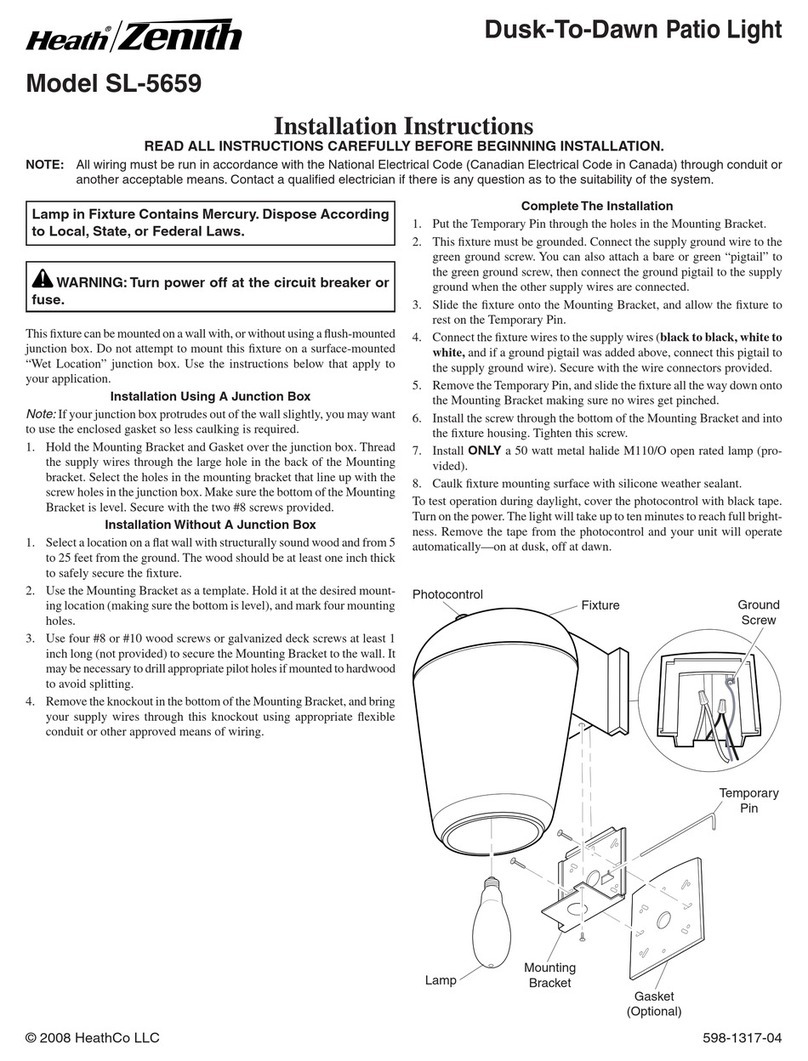 Heath Zenith SL-5659 User manual