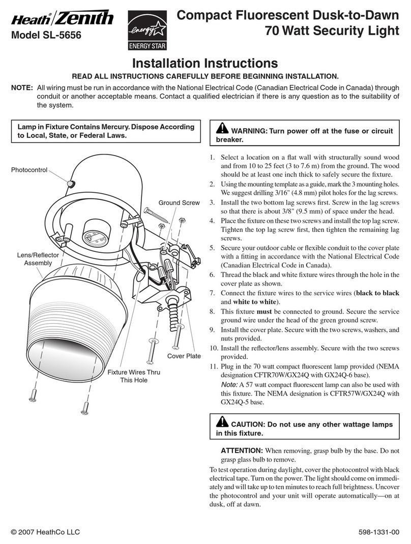 Heath Zenith SL-5656 User manual