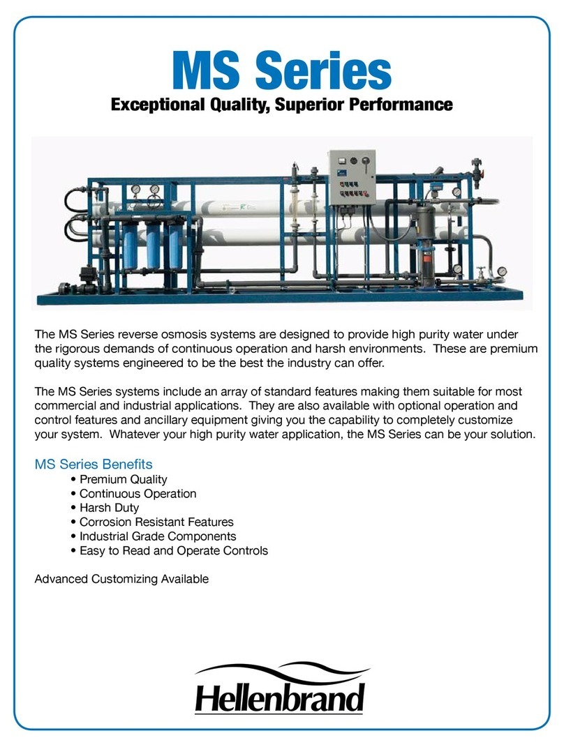Hellenbrand Water Purification System MS Series Brochure & specs