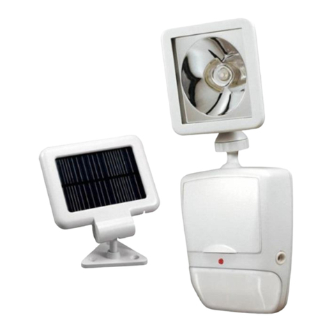 Heath Zenith Solar Powered Motion Sensor Light SL-7210 User manual