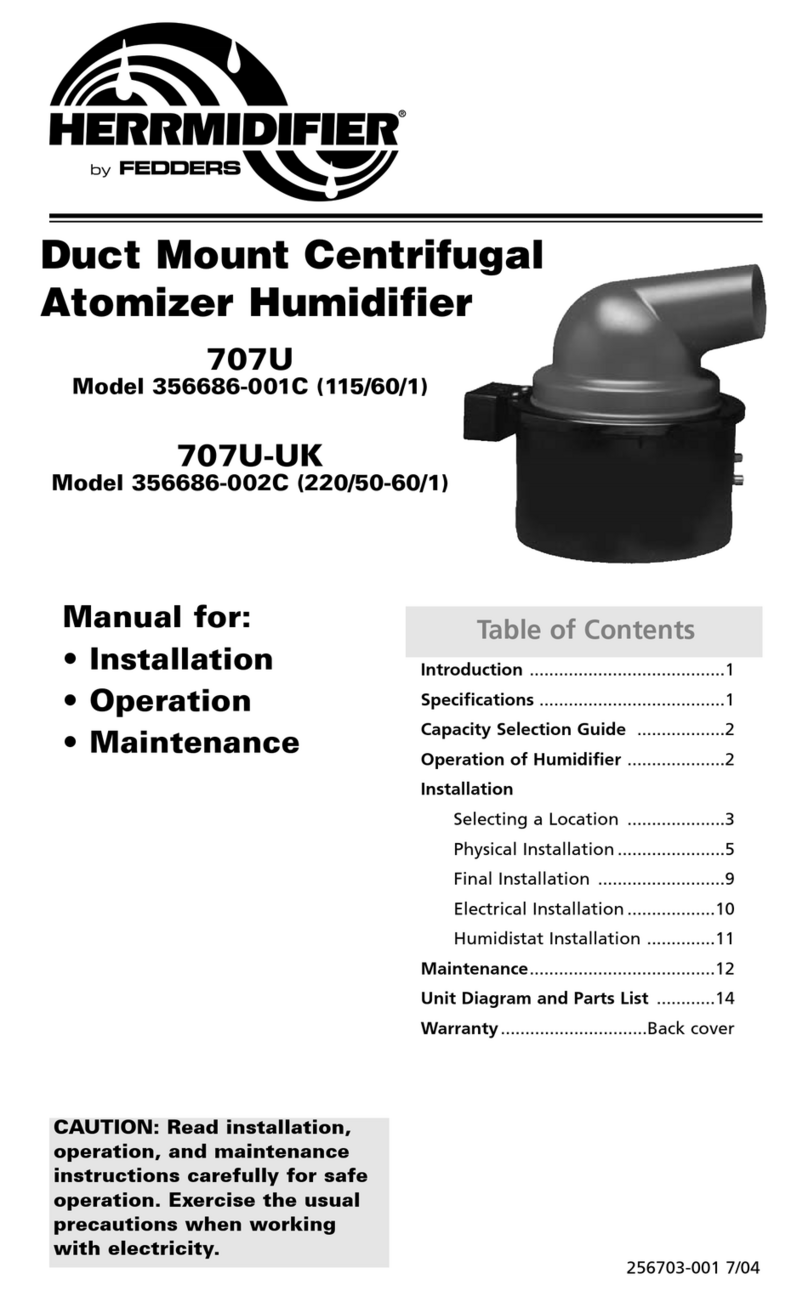 Herrmidifier 707U Manual