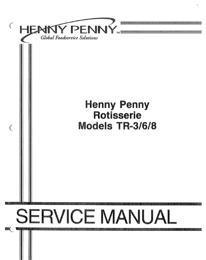Henny Penny TR-3/6/8 Service manual