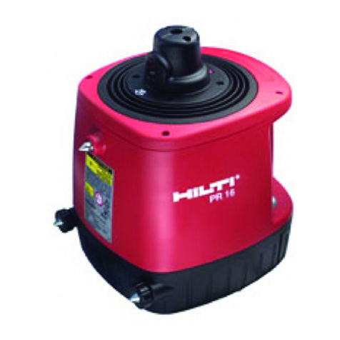 Hilti PR 16 User manual