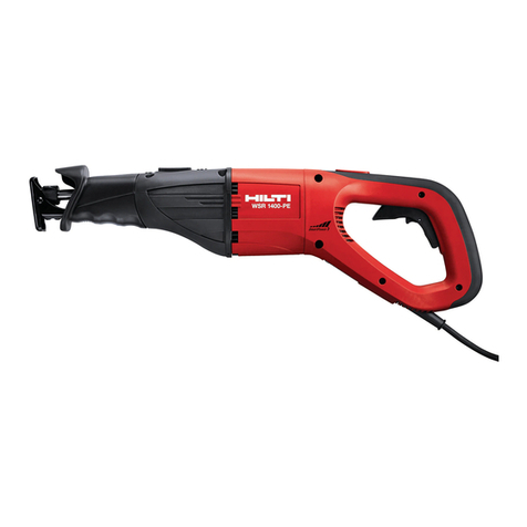 Hilti WSR 1250-PE User manual