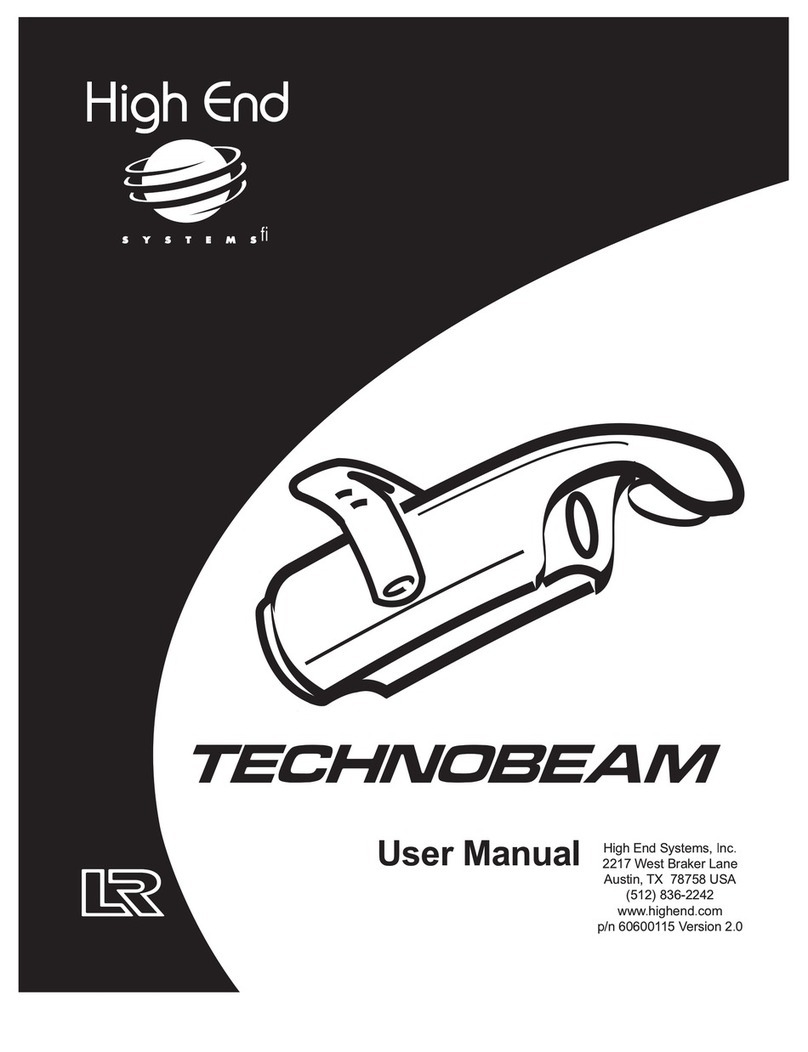 High End Systems Technobeam user manual