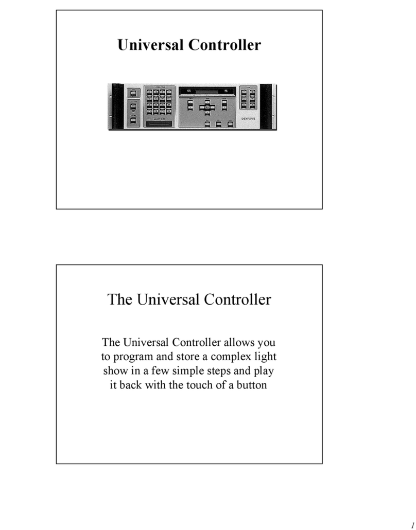High End Systems Universal Controller owner's manual High End Systems Universal Controller owner's manual