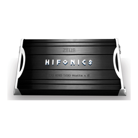 Hifonics ZEUS ZXi1010 User manual