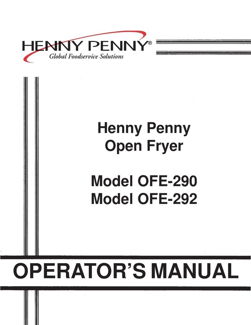 Henny Penny OFE-292 User manual