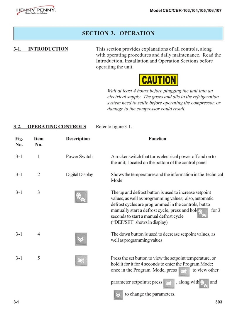 Henny Penny CBC/CBR-103 user manual