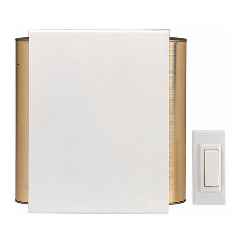 Heath Zenith Decorative Wireless Chime 6180 User manual