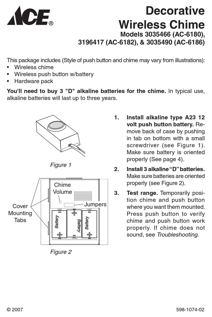 Ace 3035466 (AC-6180) owner's manual