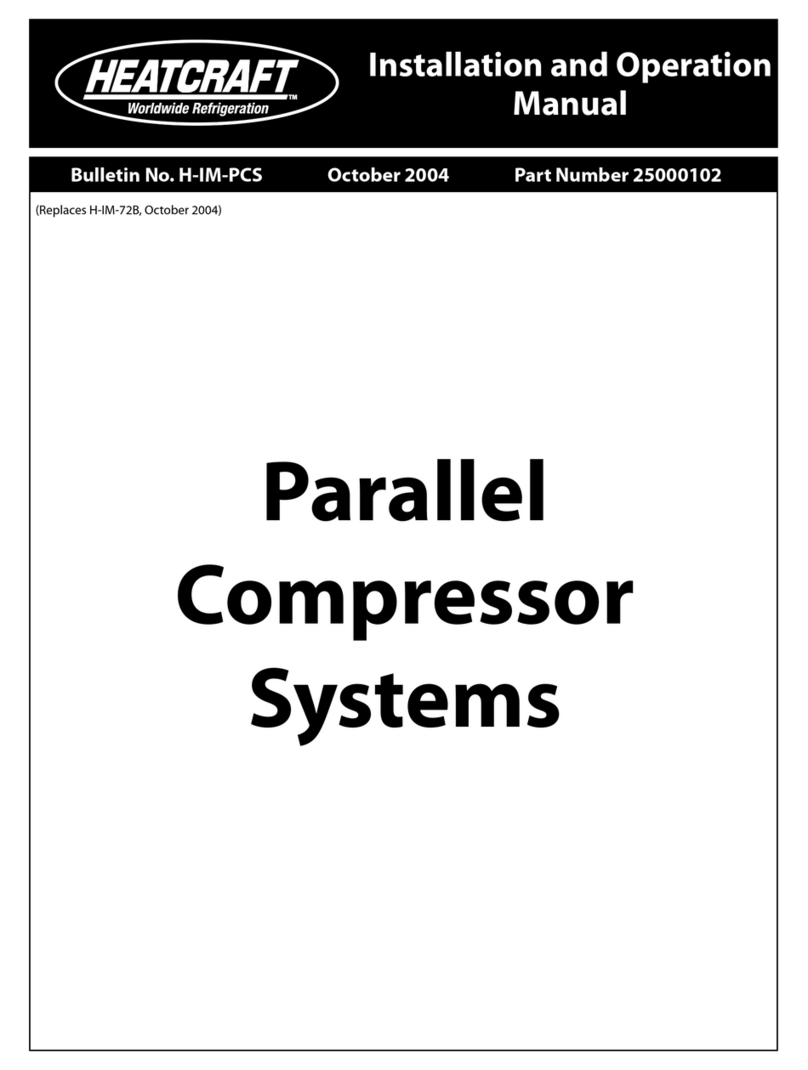 Heatcraft Refrigeration Products PARALLEL COMPRESSOR SYSTEMS 25000102 Installation and operation manual