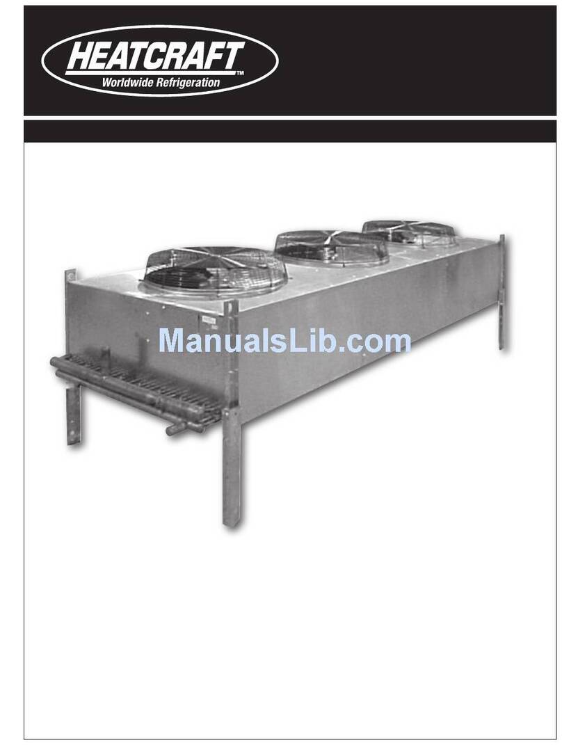 Heatcraft Refrigeration Products REMOTE AIR-COOLEDCONDENSER 2500018 Installating and operation manual Heatcraft Refrigeration Products REMOTE AIR-COOLEDCONDENSER 2500018 Installating and operation manual