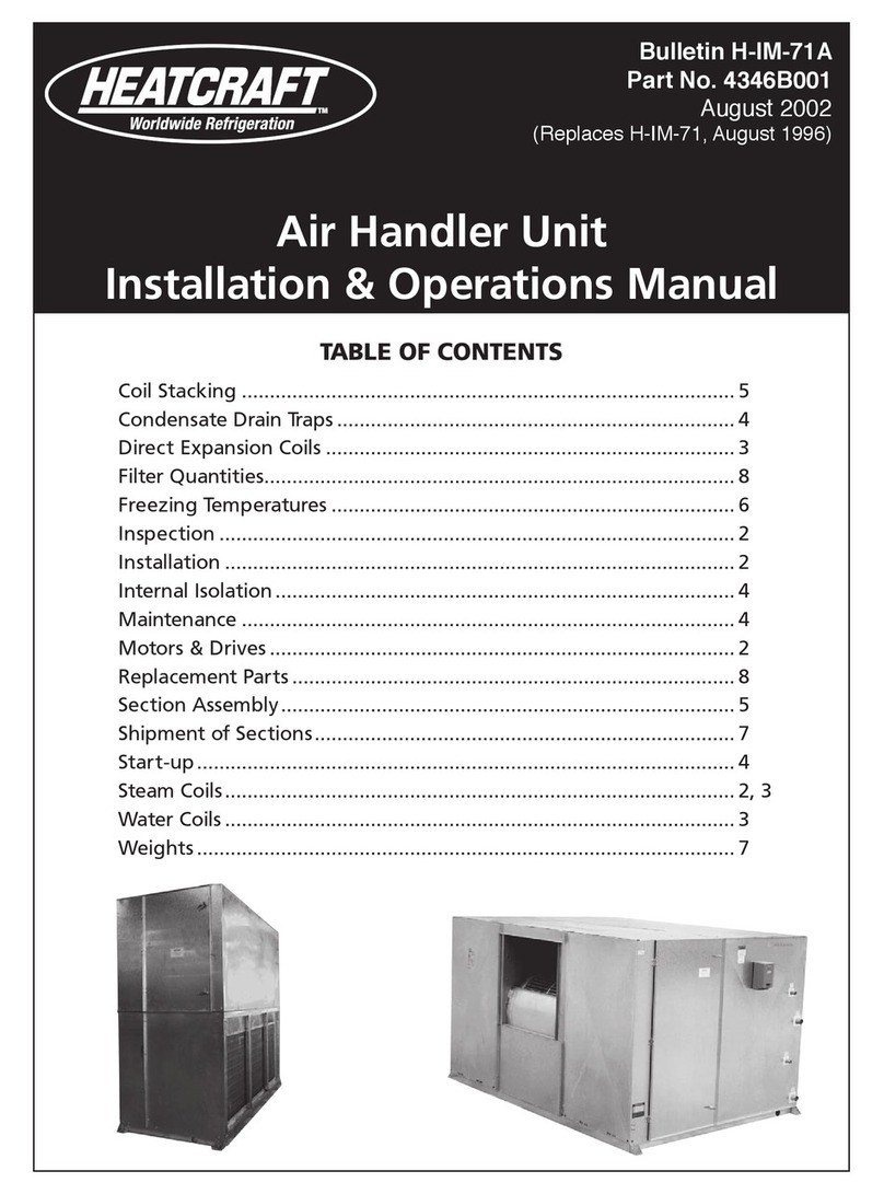 Heatcraft Refrigeration Products 4346B001 Installation & operation manual